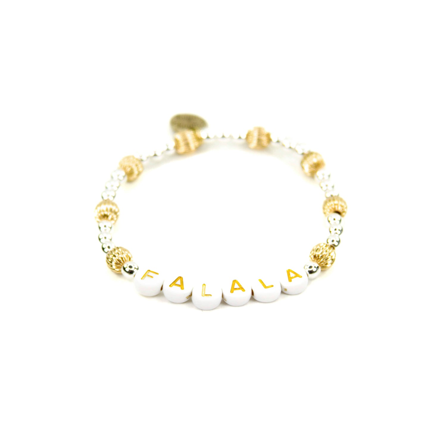 18K Gold & Enamel Christmas Bracelet: Falala