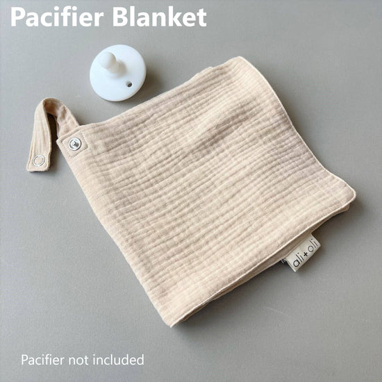 Load image into Gallery viewer, Pacifier Blanket Holder (Sand)
