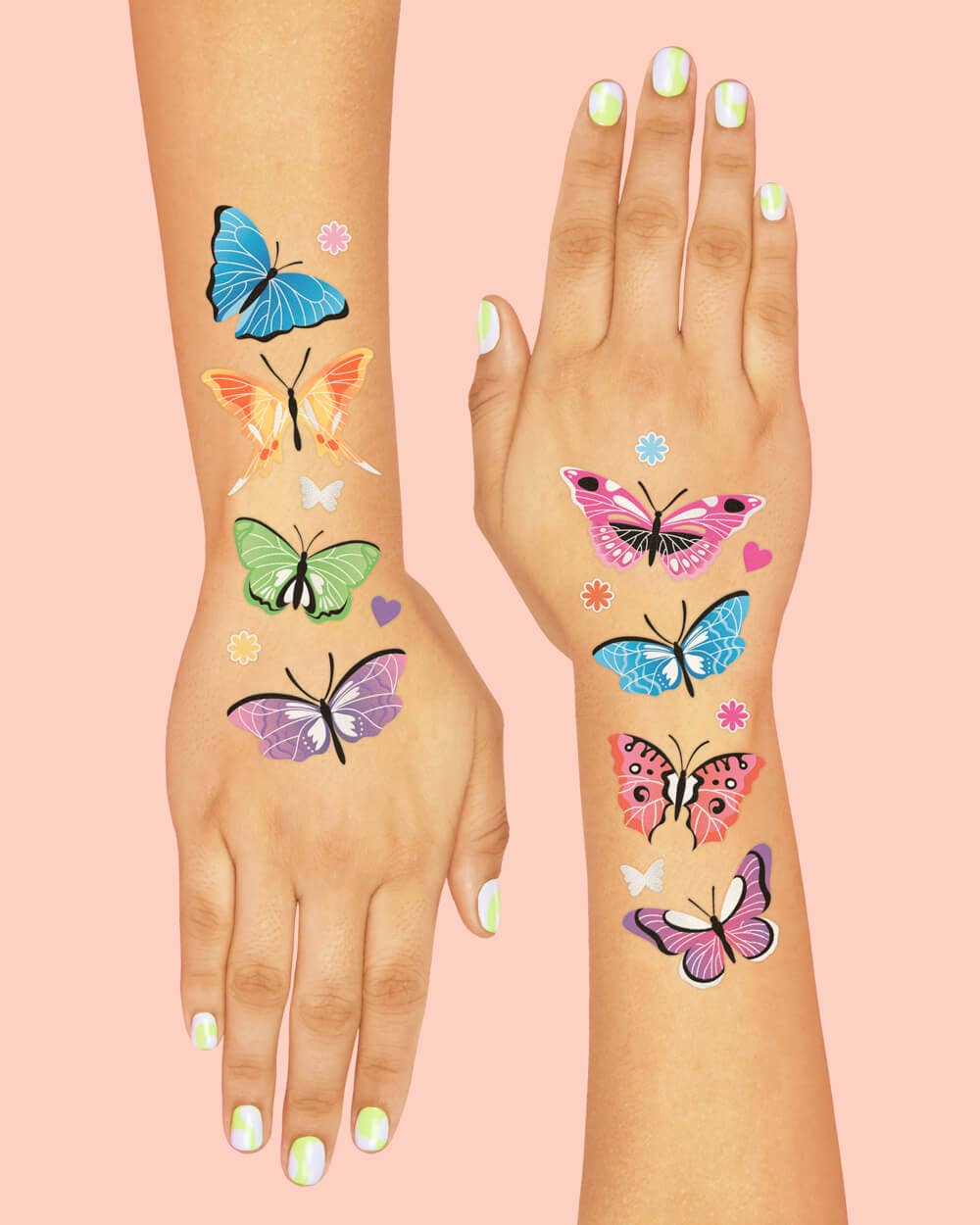 Butterfly Foil Kids Temporary Tattoos, Bday Party, Activity