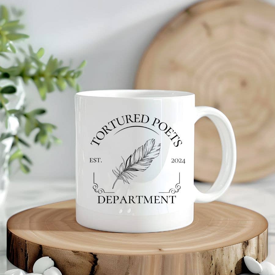 Taylor Inspired Tortured Poets Department 11oz Coffee Mug