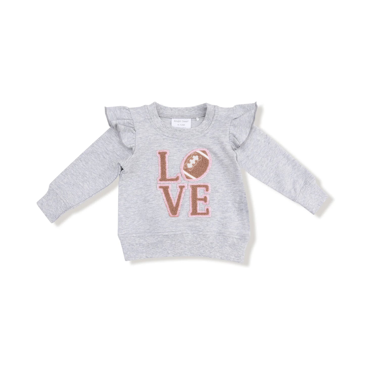 Love Football Patch Sweatshirt