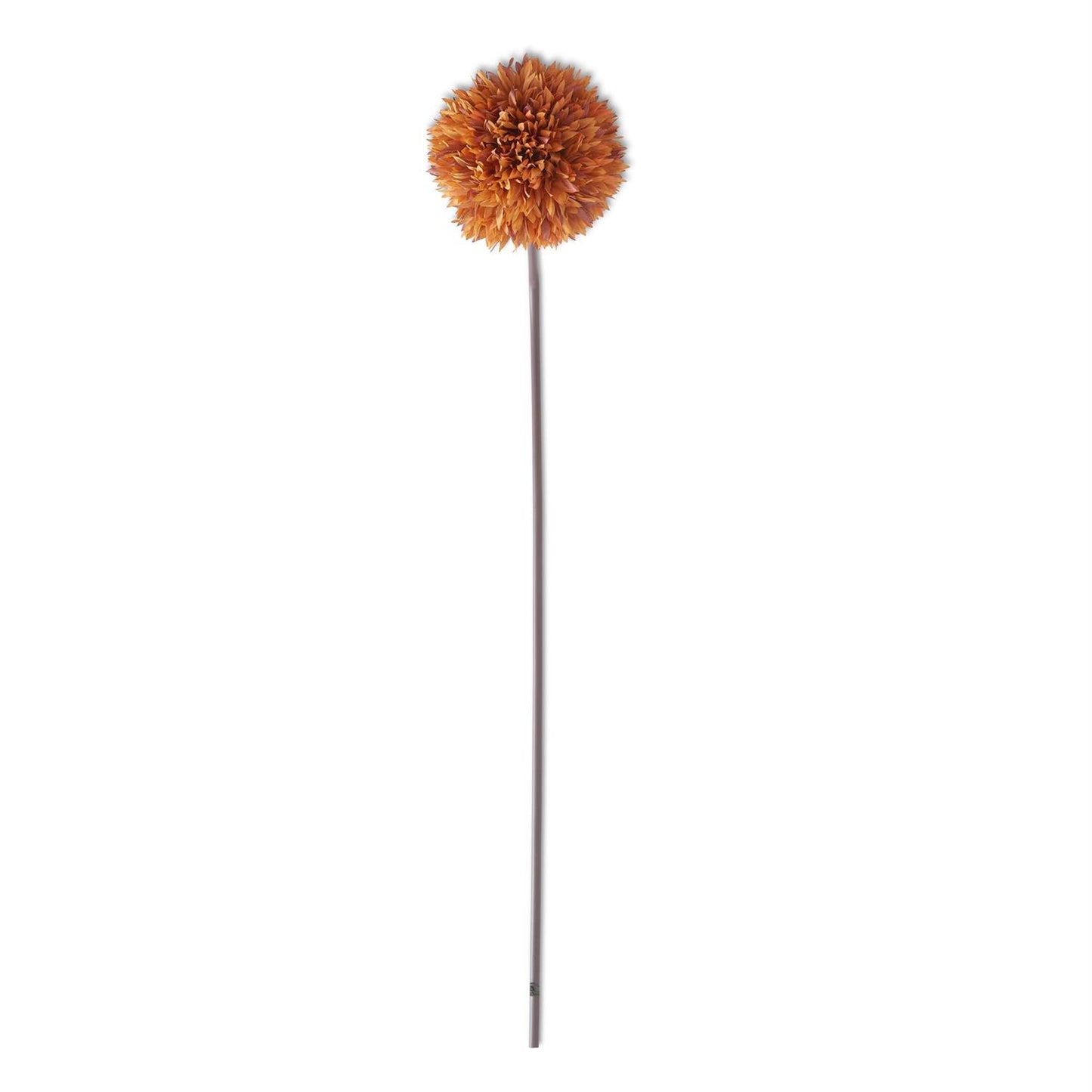 26" Orange Allium Stem