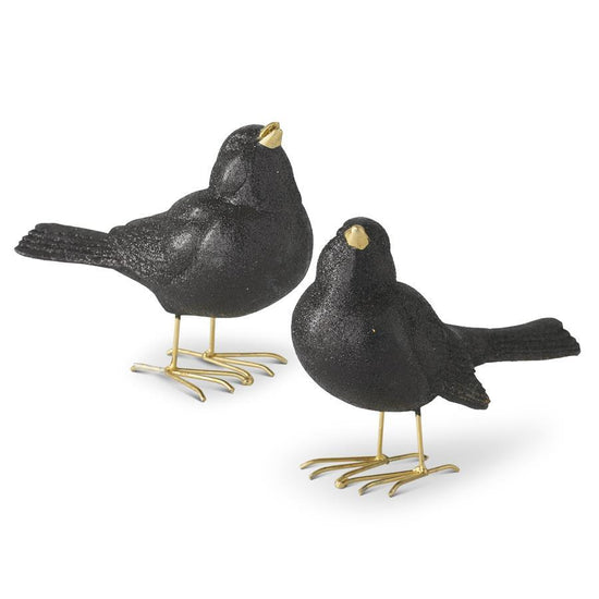 Black Glitter Crows