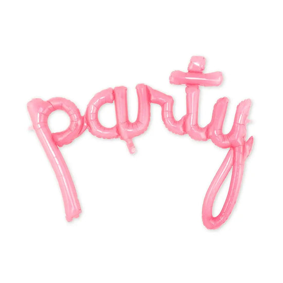 Mylar Letter Balloon Decoration Cursive