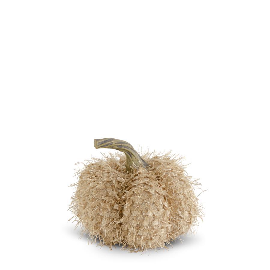Cream Fringe Pumpkins