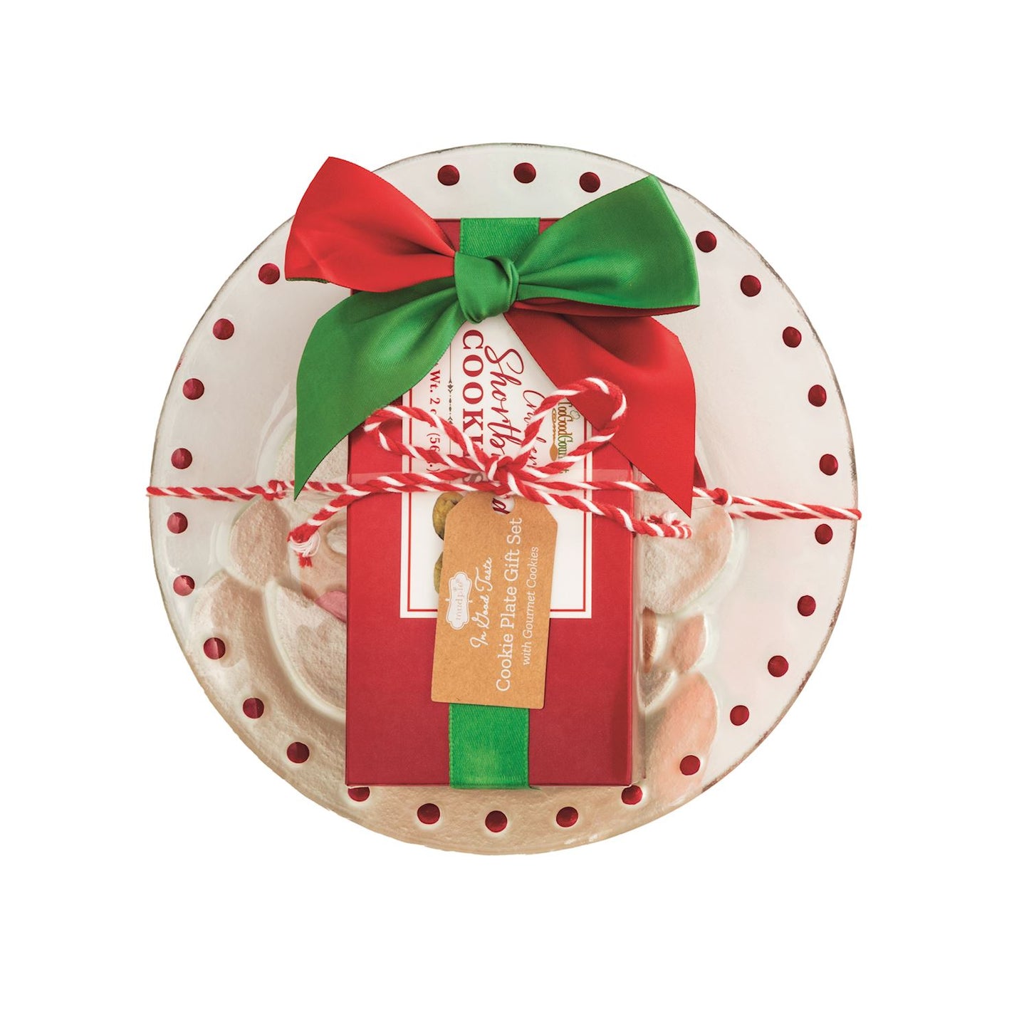 Gourmet Cookie Plate Santa Gift Set