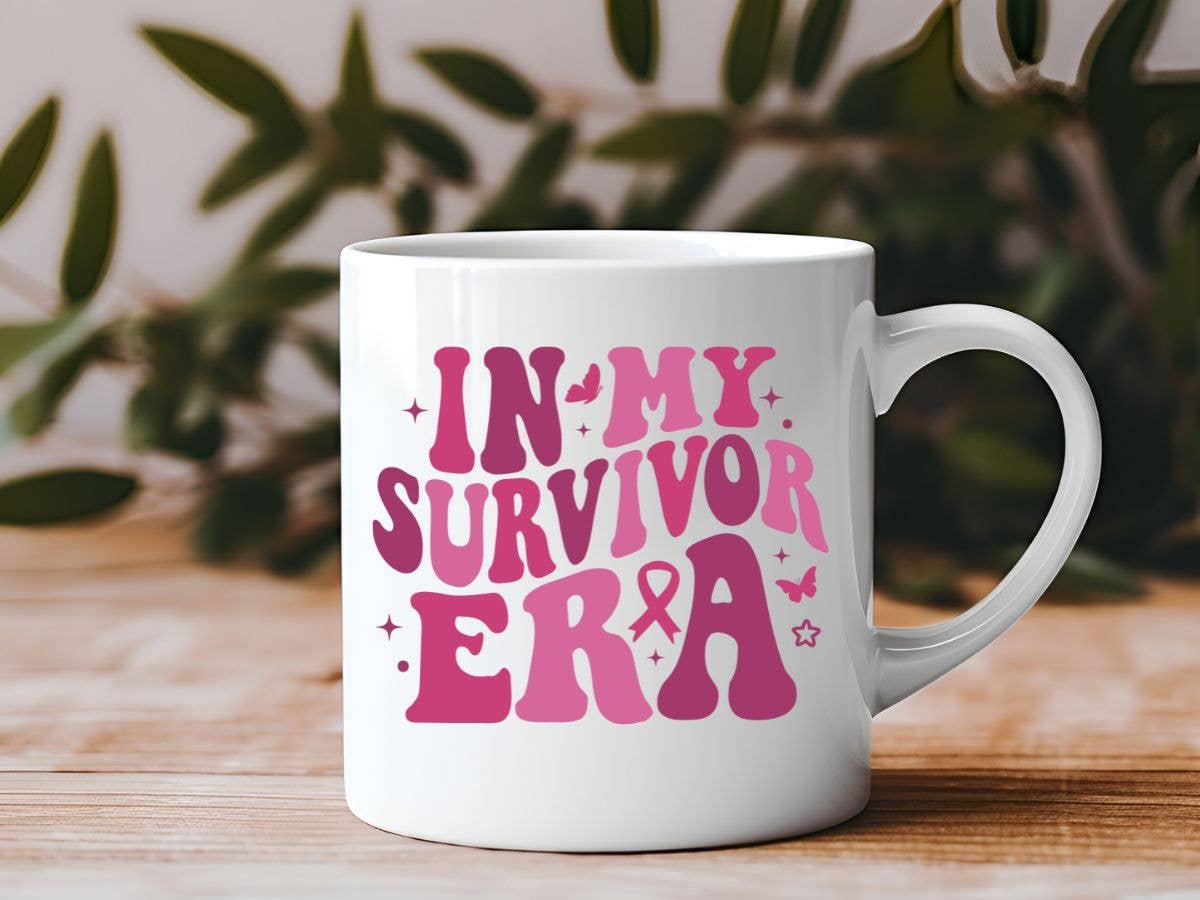 In My Survivor Era Cancer Support 11 oz Coffee Mug