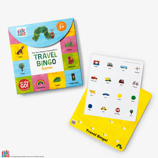 Very Hungry Caterpillar Travel Bingo Game