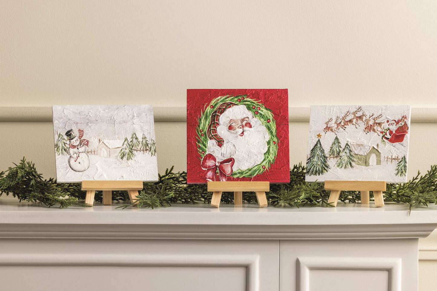 Mini Santa Art & Easle