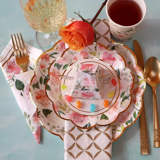 Load image into Gallery viewer, Floral Teapot Favor Box (Set of 24)
