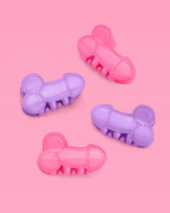 Bachelorette Penis Claw Clip, Bridal Gift, Naughty Decor