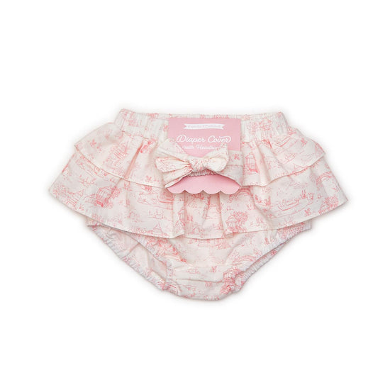 Ruffled Diaper Cover and Headband Set