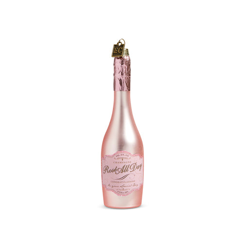 Eric Cortina 5.75" Congratulations Pink Champagne Ornament
