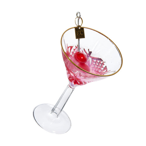 5.5" Pink Martini Ornament designed by Eric Cortina
