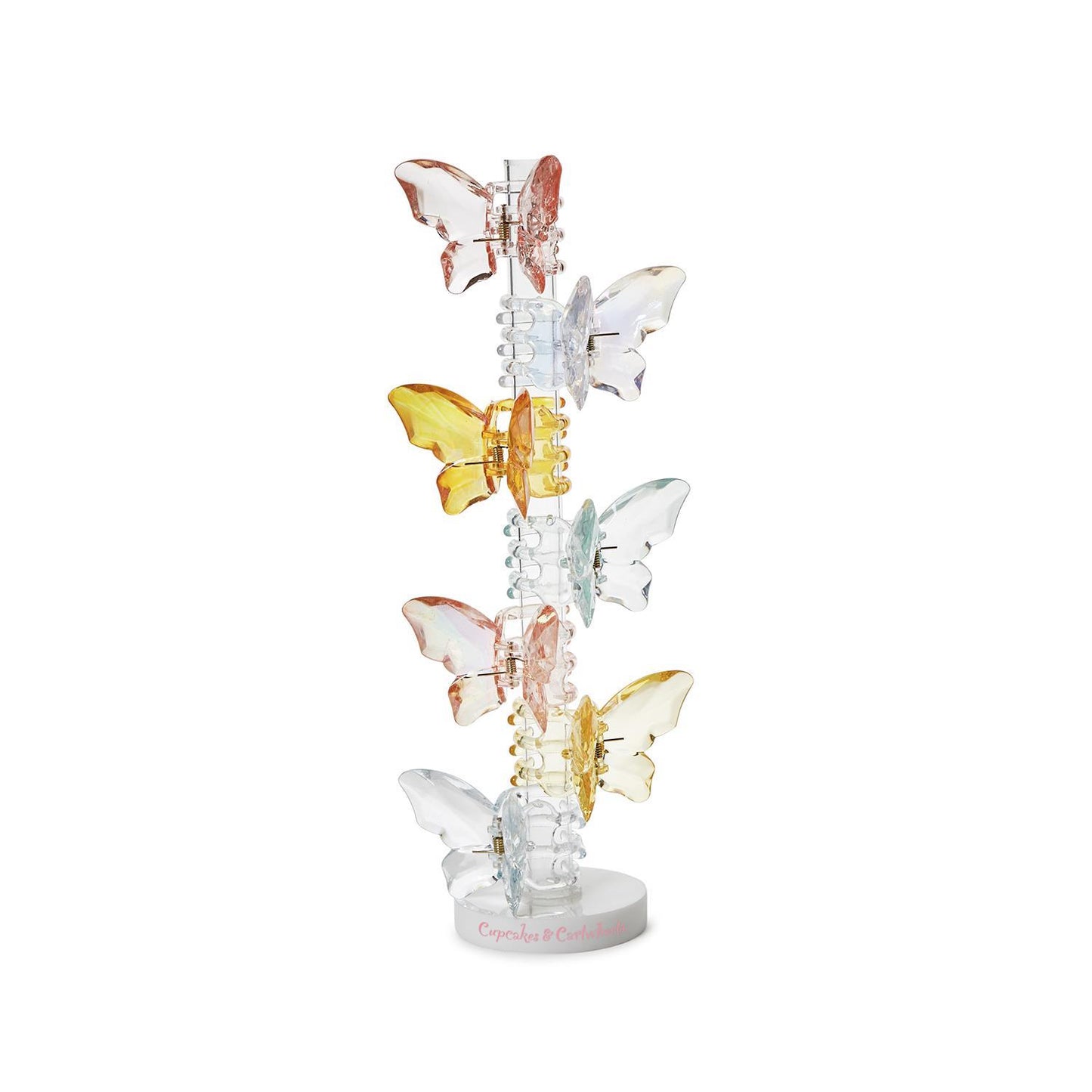 Iridescent Wings Butterfly Hair Clips