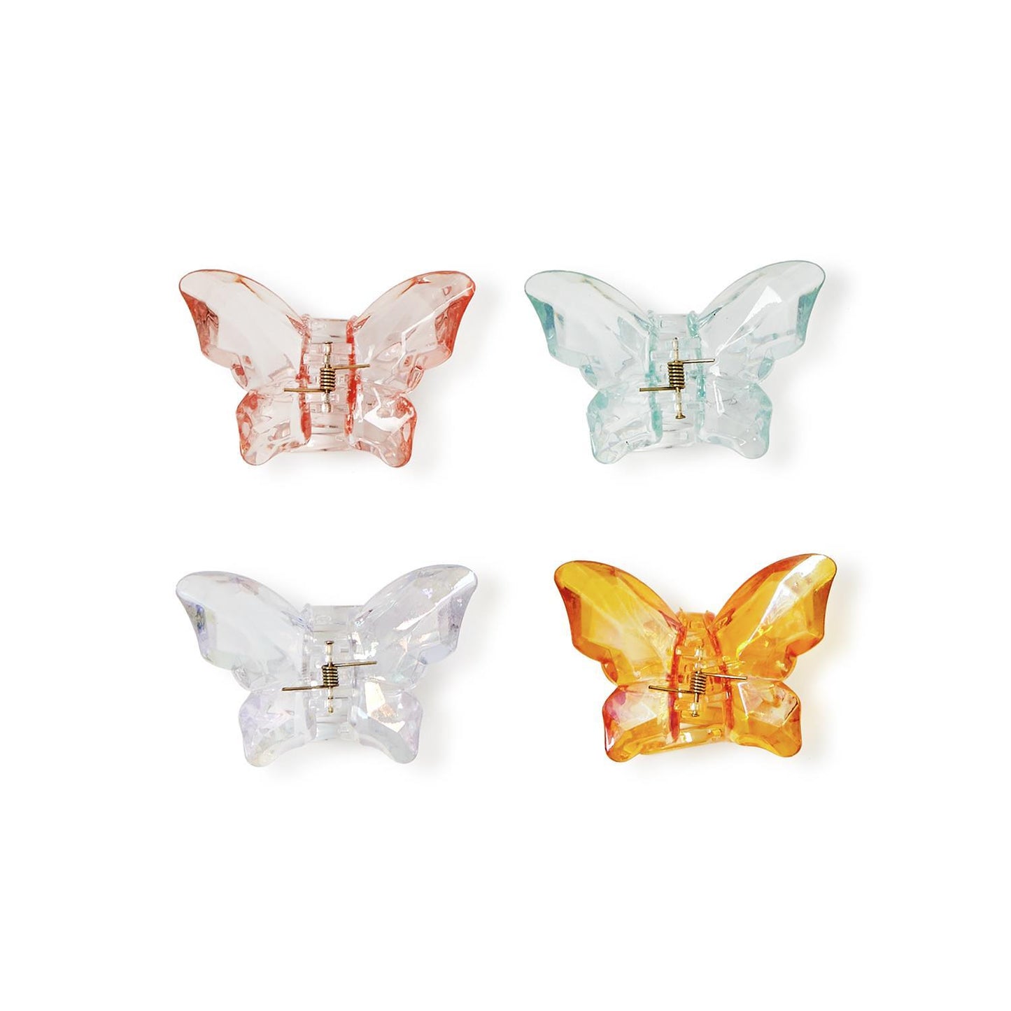 Iridescent Wings Butterfly Hair Clips