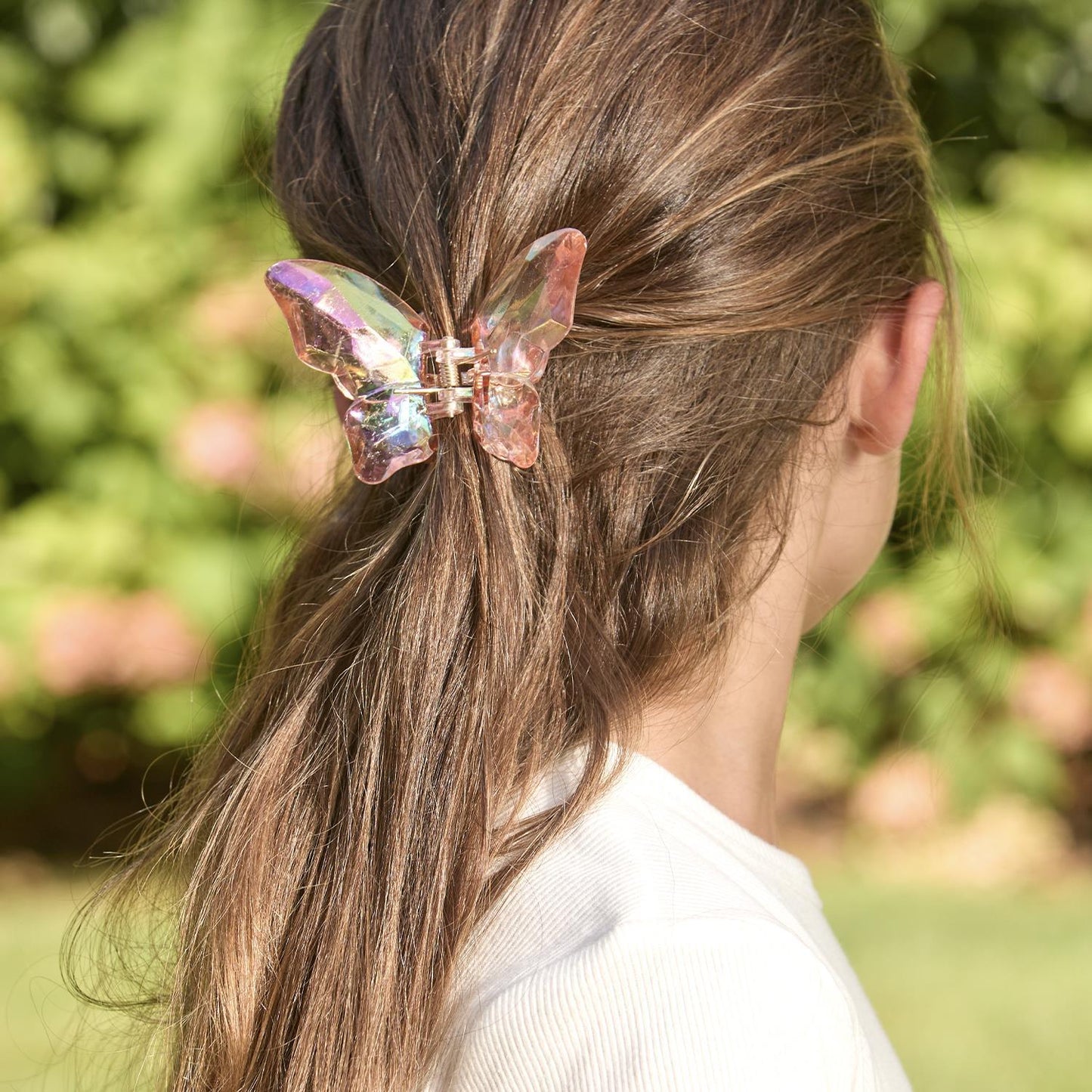 Iridescent Wings Butterfly Hair Clips