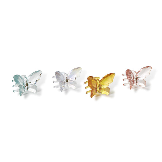 Iridescent Wings Butterfly Hair Clips