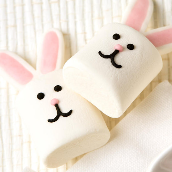 Load image into Gallery viewer, Bunny Hop Vanilla Marshmallow Candy in Gift Bag (each candy piece is individually wrapped) - Net Wt. 4.2 oz./120g Sugar (approximately 15 pcs)
