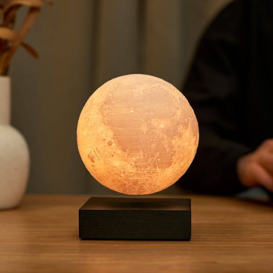 Load image into Gallery viewer, Gingko Smart Moon Lamp: Black
