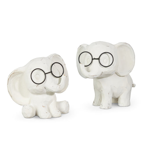 6.25" Elephant with Glasses