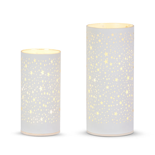 8" Lighted  Star Lanterns