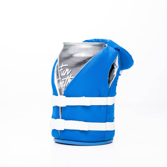 Load image into Gallery viewer, The Buoy - 12 oz Insulated Can Cooler - Varsity Blue
