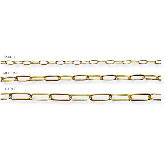 Load image into Gallery viewer, Small Paperclip Charm Bracelet
