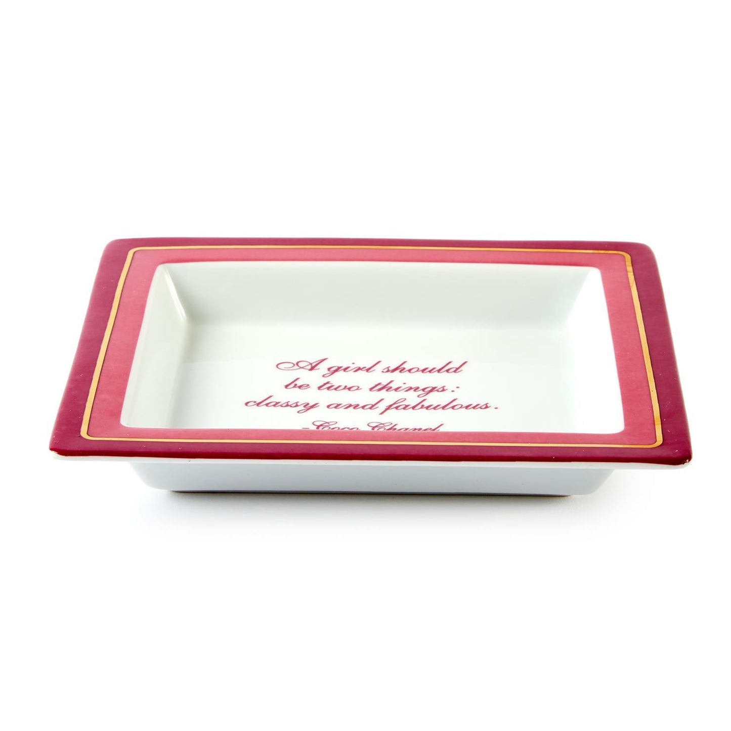 A Girl Should be Fabulous & Classy Tray