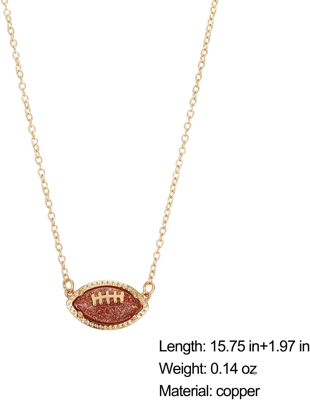 Football Soccer Baseball Basketball Tennis Racket Necklace for Women Sports Game Day Necklace Sports Fan Necklaces Accessories