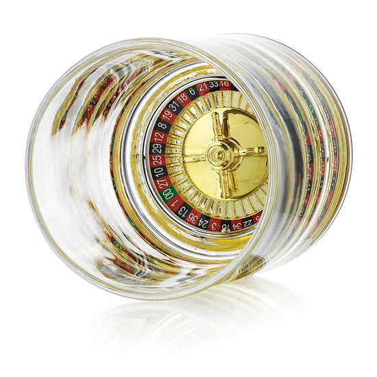 Load image into Gallery viewer, Set/2 Roulette Double Old-Fashioned Glasses
