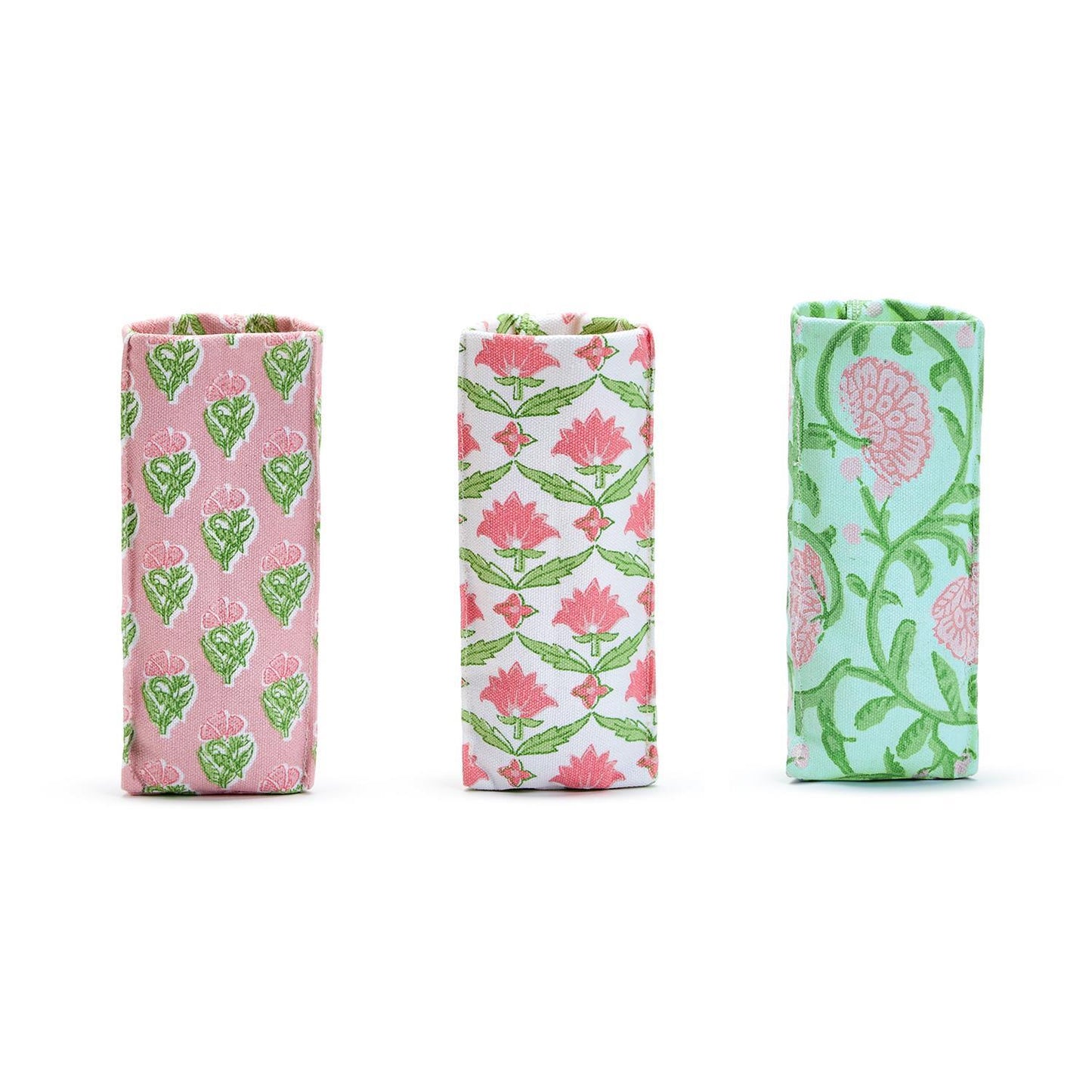 'Lookin' Good' Floral Print Standing Triangular Weighted Eyeglass Holder in Gift Box