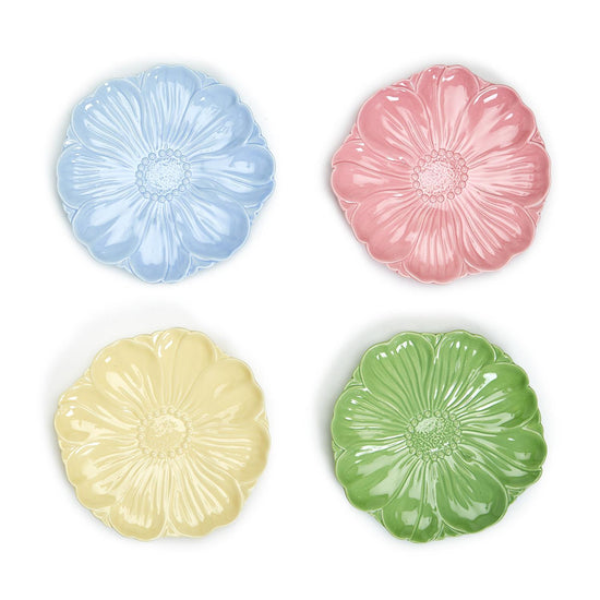 Spring Flower Ceramic Accent Plates