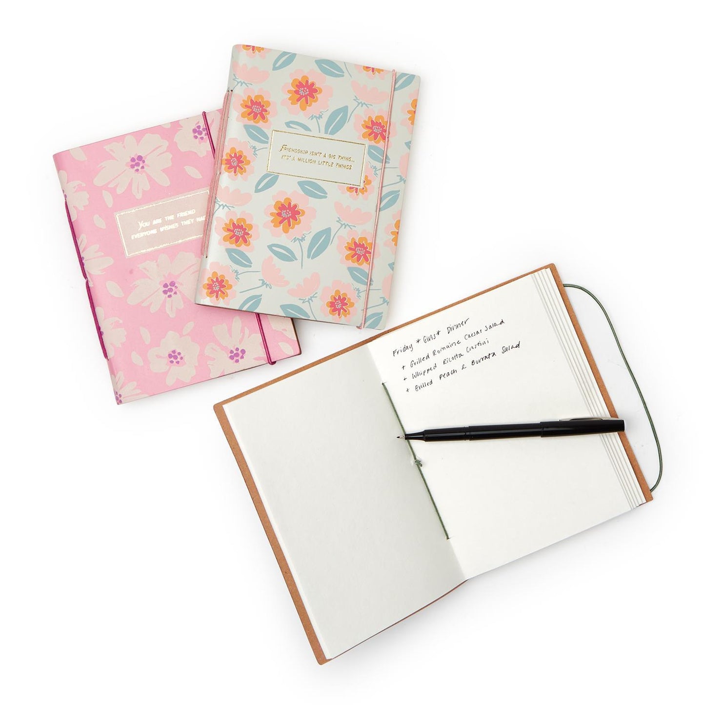 Friendship Journal in Recycled Leather & Cotton Paper