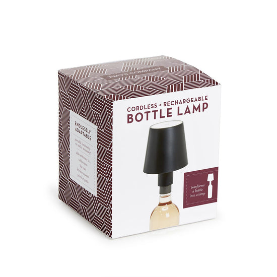 Load image into Gallery viewer, LED Touchable Black Lampshade with Bottle Stopper
