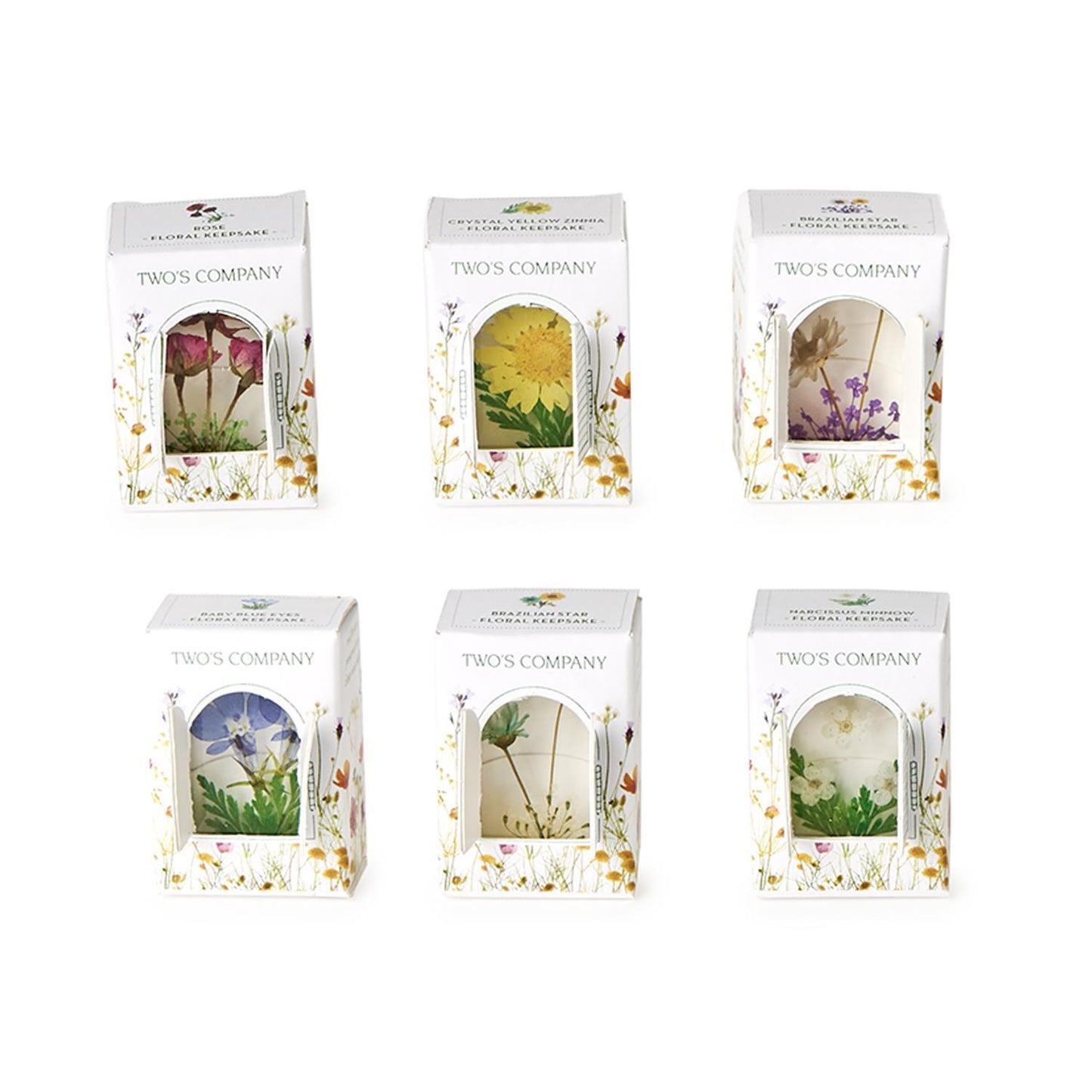 Wildflowers Pressed Floral Keepsake in Gift Box