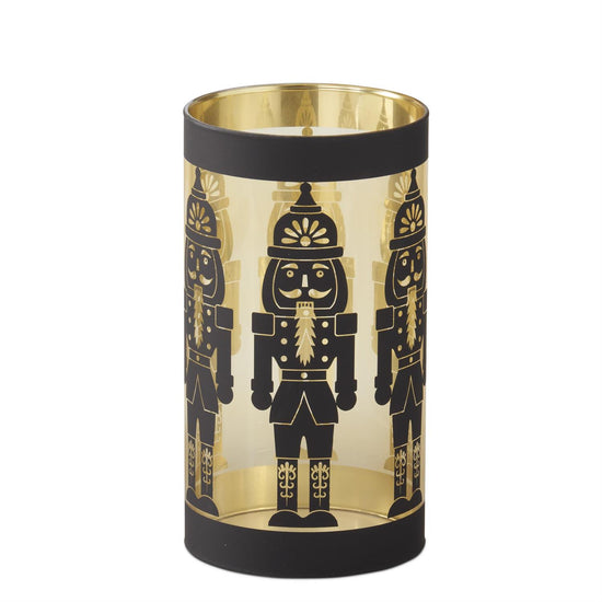 7.75 Inch Black Nutcracker Candle Slip