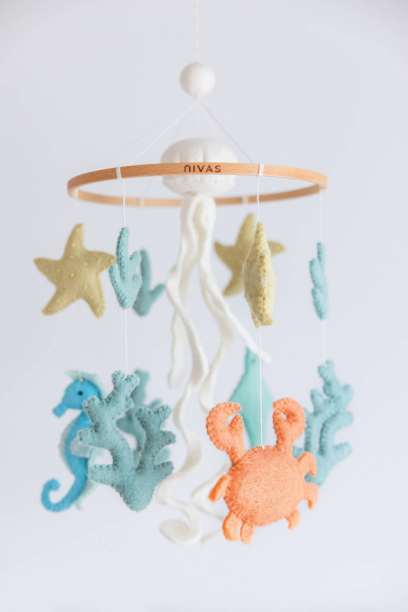 Ocean Life Crib Mobile - Handmade Baby Gift