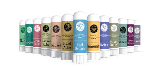Load image into Gallery viewer, Head Ache Essential Oil Blend Inhaler.
