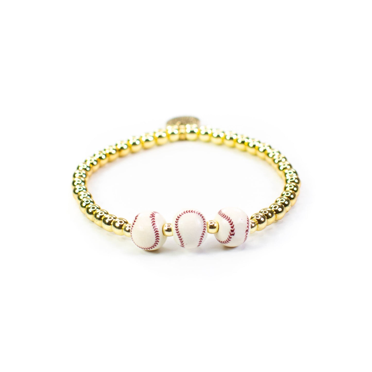 Sports Bracelets 18K Gold: Natural Baseball