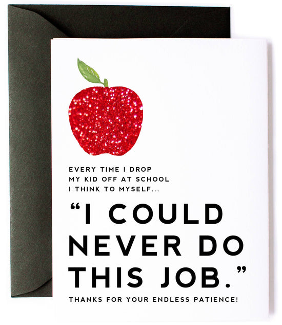 Load image into Gallery viewer, Funny Teacher Thank You Greeting Card
