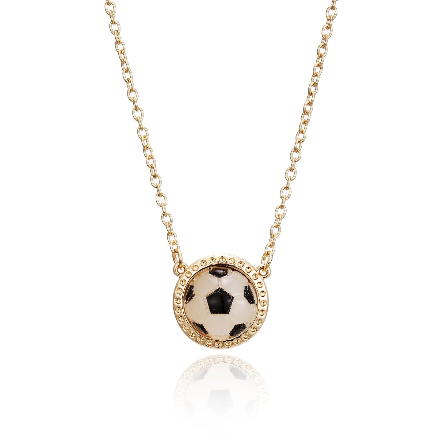 Football Soccer Baseball Basketball Tennis Racket Necklace for Women Sports Game Day Necklace Sports Fan Necklaces Accessories