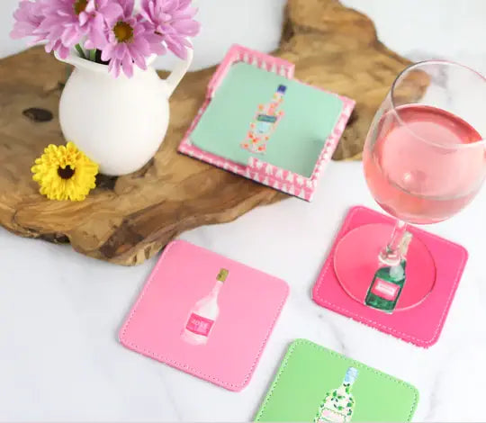 Set/4 Cocktails Coasters