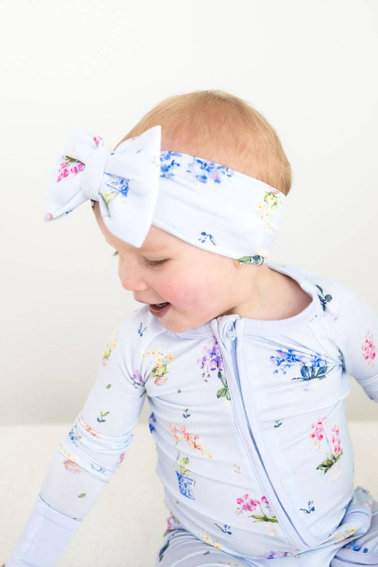 Load image into Gallery viewer, Proud to Be Y&amp;#39;Orchid Bamboo baby pajamas convertible Romper
