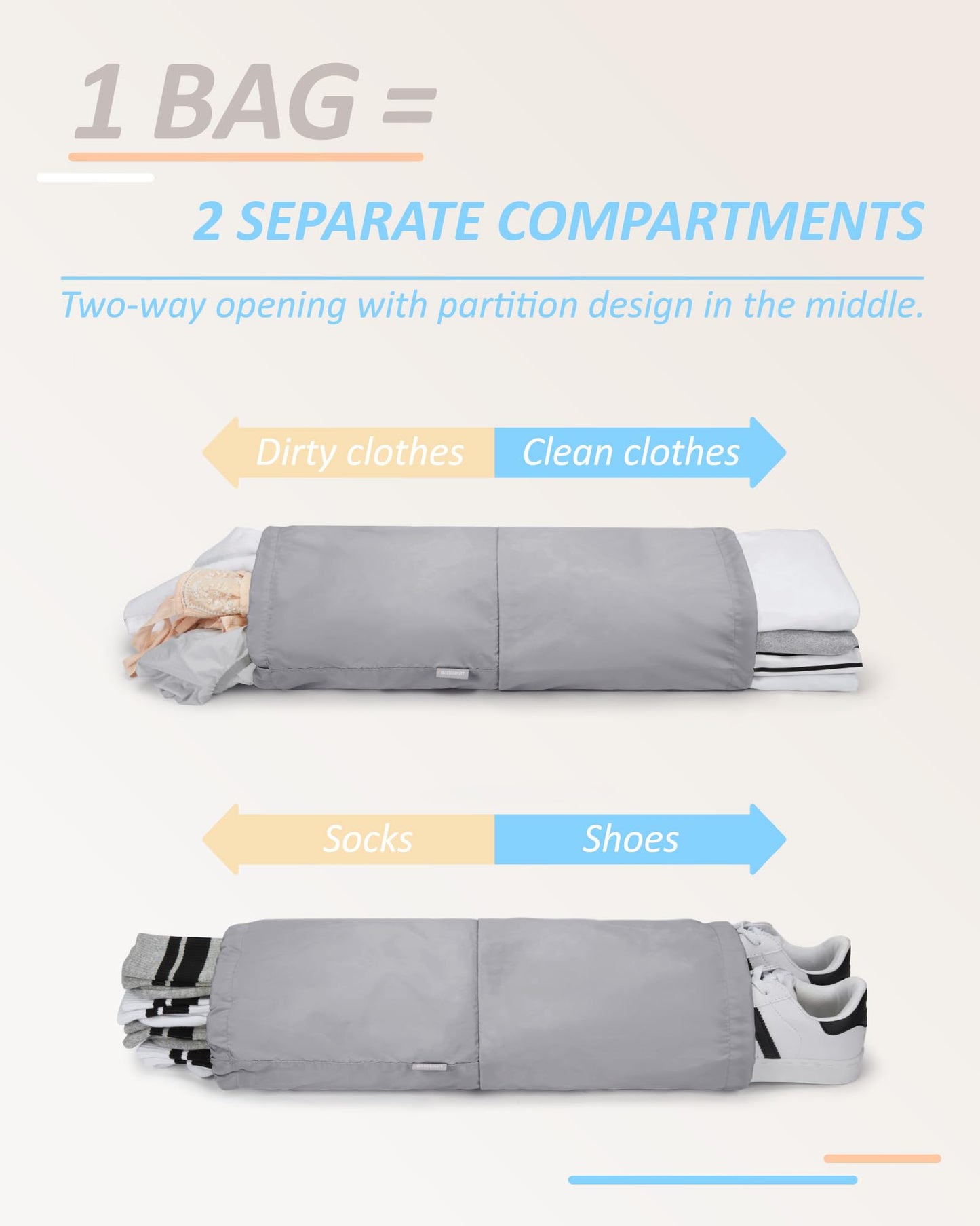 BAGSMART Compression Packing Cubes for Travel Essentials