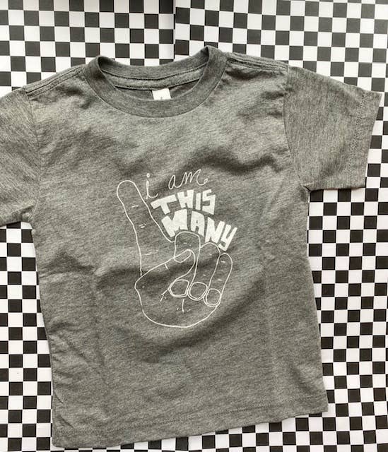 I Am This Many Tee~ One, 1st BIrthday Shirt