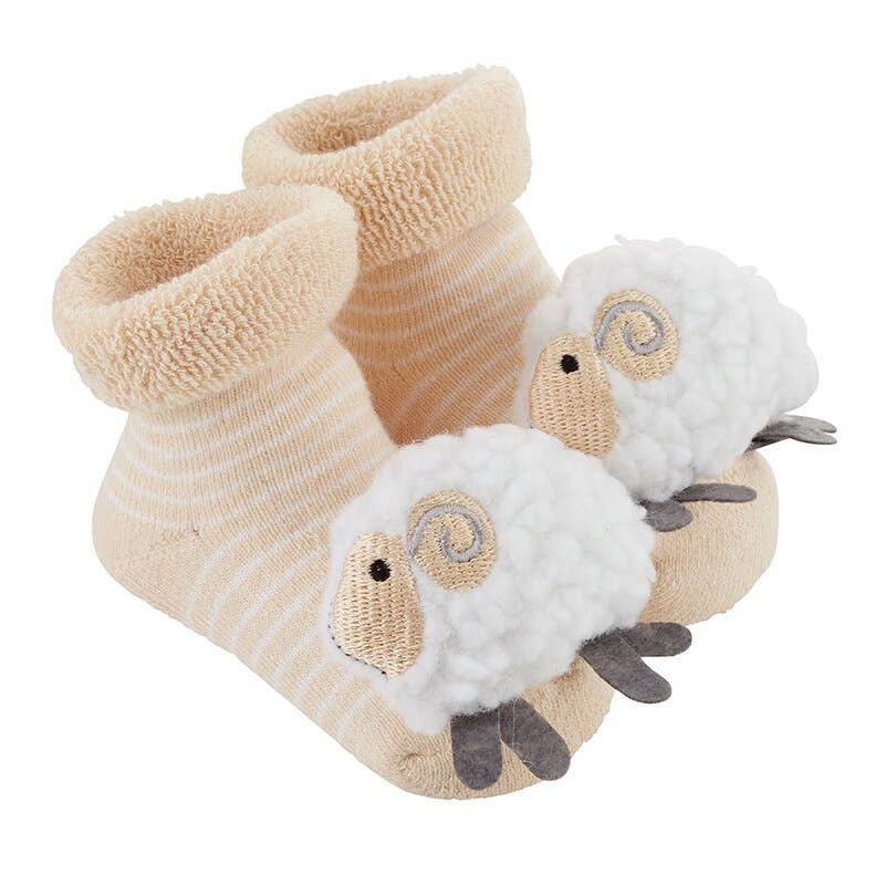 Lamb Rattle Socks 3-12 months