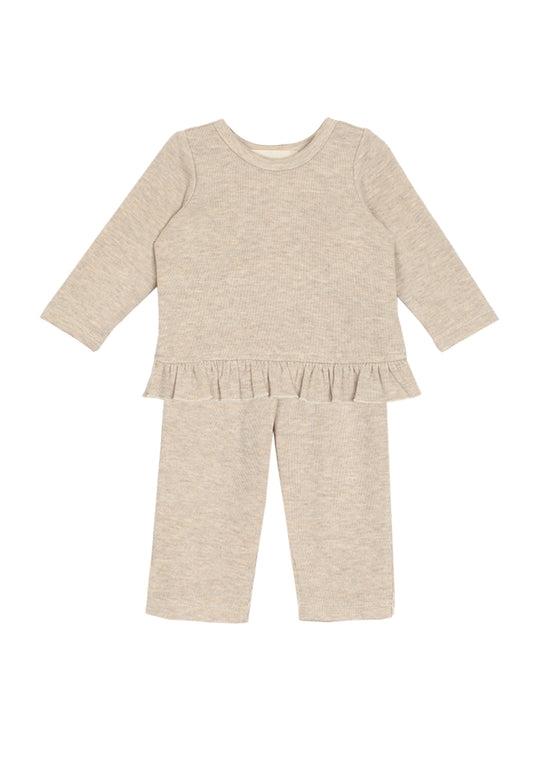 Oatmeal Butter Soft Sweater Knit Set