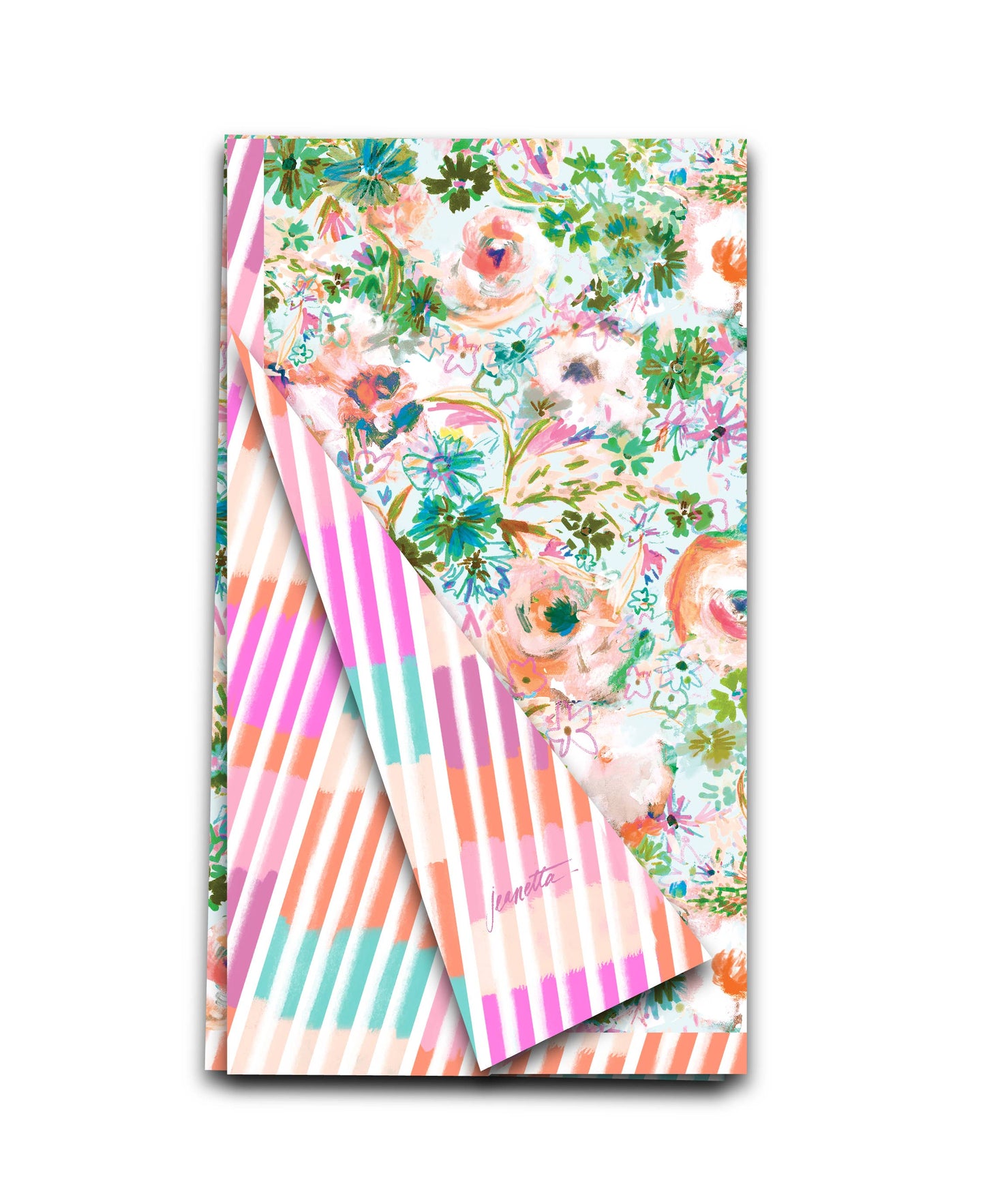Double Sided Wildwood Tea Towel