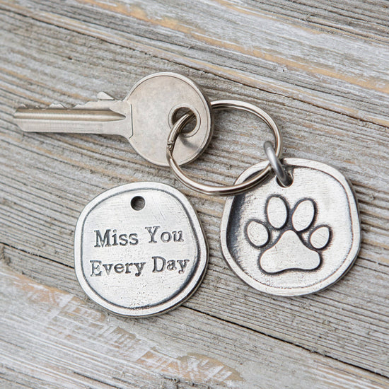 Load image into Gallery viewer, Where I&amp;#39;ll Always Be - Pet Memorial Keychain for Dog
